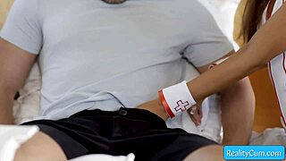 Lovely teen Vanna Bardot seduces boyfriend Codey Steele in nurse outfit roleplay