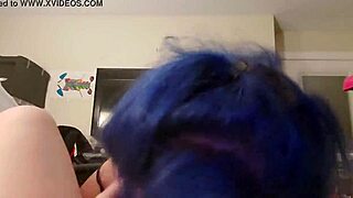 sucking that dick with tattoo. amateurs blowjob on cock.