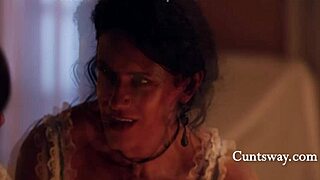 Two girls help ghost cross over with hitachi