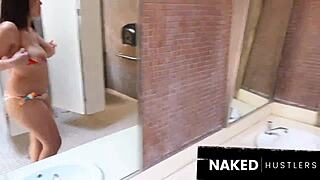 wild public blowjob from this gorgeous latina baddie in florida vibes