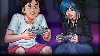 I Am Playing Summertime Saga 27, It's An Erotic Game With Amateurs And Homemade Scenes