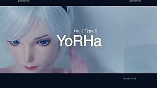 What if a horny android rides a huge boner in reverse cowgirl style