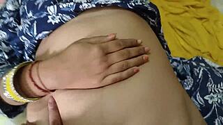 Indian bhabhi caught in dirty talk chat with ex boyfriend pays with big ass worship and sex for cash