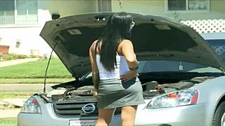 angelina valentine looks so hot riding cowgirl with her perfect big natural tits in creampie action