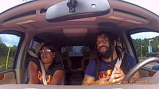 Ebony Milf Lisa Rivera Delivers Gagging Sloppy Blowjob in Jacuzzi