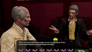 Pale carnations gameplay contrasts bound blonde milf in bdsm hentai slave scene