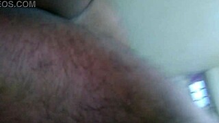 Cheating wife sucks big black cock then creampied doggystyle by black stranger