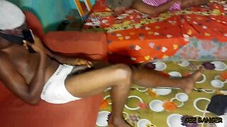 You think this ebony queen amateur can handle rough interracial banging with big black cock?