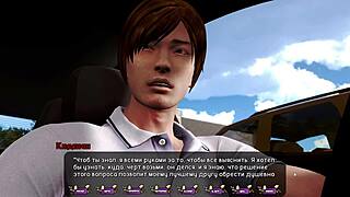 Pale carnations gameplay contrasts bound blonde milf in bdsm hentai slave scene