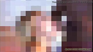 This big fat strapon slides deep into his ass during femdom play.