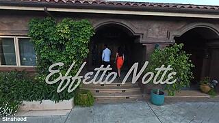 Giulia Diamond FINDS party boring but ENJOYS American's ass action