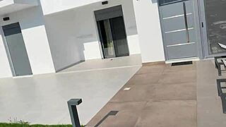 brunette babe bends over for deepthroat blowjob and toys masturbation leading to huge pussy creampie quickie