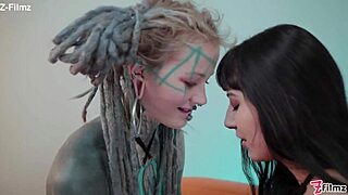 Alternative teen 18+ gets anal fucked and has orgasm on big toys 😱🍑