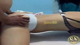 I bust my girlfriend's ass after a party, fucking her sexy ass hard