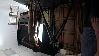 Mandy Mynxx delivers choking deepthroat blowjob with gagging hardcore sucking on skinny slut penis