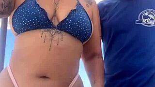 We almost fucked on that crowded beach with everyone watching