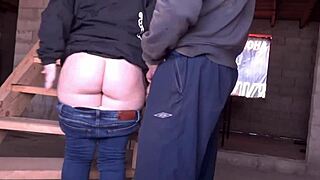 Foreman Takes Control Of Curvy New Employee In Outdoor Public Rough Creampie Encounter At Construction Site