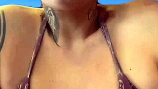 training at the gym facing ipanema beach in rj just in bikini all wet with sweat dripping down my legs got me so turned on