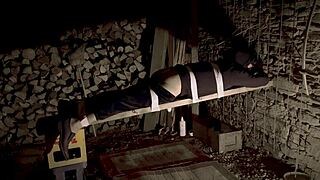 so this dominatrix mistress april teams up with another to handle their sissy whore in bondage