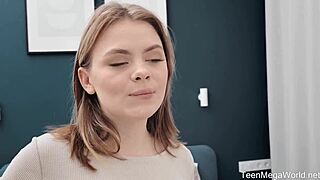 Beauty-Angels Com - Lesya Milk - Playful Cutie Undresses To Masturbate With Fingering