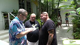 Tadople And His Friends Pound Ameena Greens Pussy In 4 Way