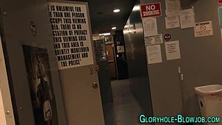 Will this gloryhole babe handle riding that massive bbc?