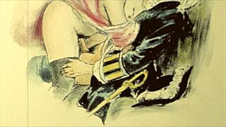 vintage erotic art from antique retro collection