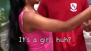 Three Hot Shemales Dive Into HARDCORE Threesome With Blowjobs And Assfucking