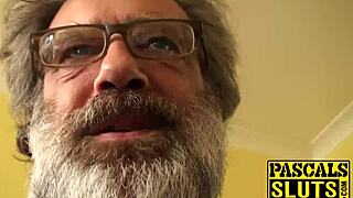 Subslut Brooklyn Blue gets destroyed by big cock in bondage and slurps jizz after rough face fucking