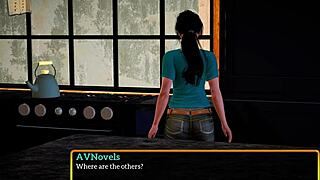 Oh wow, can you believe this big tits brunette is diving into My New Family episode 523 with such intensity!