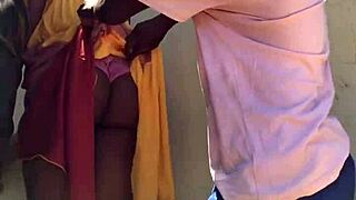 Farm Boy Experiences First Time Encounter on Ranch with Ebony and Indian Hookers in Outdoor Group Hardcore