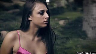 This teen's online date turns out rough with deepthroat blowjob and hairy action.