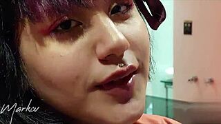 La puta de su SOBRINA delivers her ASSHOLE for ANAL destruction and SQUIRTING everywhere