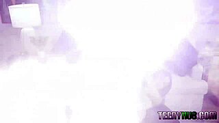 Desperate teen Roxie Sinner craves hardcore pov pounding from Quinton James. Will her petite small tits body handle the big ass action in this taboo reality?