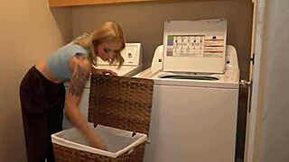 this single mom hooks up on her day off getting bent over doggystyle by big cock. she rides cowgirl with deepthroat until cum covers her pretty milf tits.