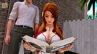 Harem hotel episode 341 with game action in hotel setting