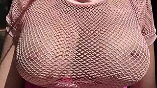 italian milf artemisia love shows horny big natural tits bouncing in outdoor public session