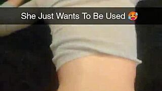 Cheating milf wife gets fucked rough after club on Snapchat. Richelle Rose takes big cock in doggystyle pov with cum swallow.