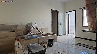 Construction Worker Gets Satisfied with 3some Visit from Big Tits Bosses Featuring Anal and Blowjob Action