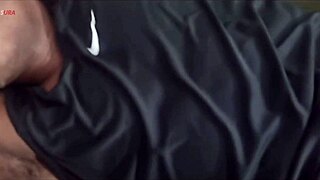 The skinny blonde girlfriend bends over for doggystyle with big black cock. Her boyfriend watches feeling jealous of the monster cock action