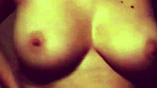 my wife at 35 grinds her natural tits and ass on my cock like a pro