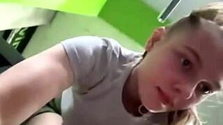 Extreme Squirting Hits In The Gym With Big Tits Teen Masturbating Outdoors Publicly!