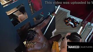 This petite 18+ white chick from Florida takes big black cock deep in her cervix. She's a cute brunette riding cowgirl and sucking in interracial bedroom scene.