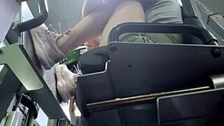 Extreme Squirting Hits In The Gym With Big Tits Teen Masturbating Outdoors Publicly!