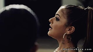 Wife in oral sex with ex of her husband featuring cute babe fingering and muff diving passionately.