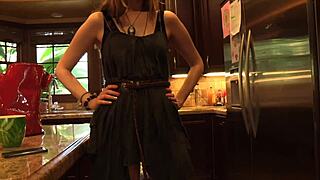 Ela Darling and Sovereign Syre explore lesbian love in the bedroom and kitchen, gaping pussies with toys while licking and scissoring as petite sluts.