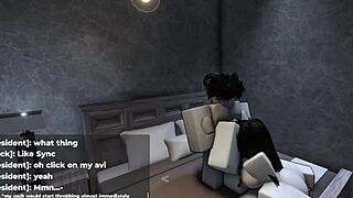 Teaching her a lesson in Roblox for keeping me waiting 😏