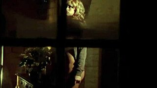 Beautiful big natural tits milf Christine Smith strips lingerie in softcore solo to show stunning naked curvy body