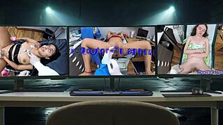 Dr Tampa Explores Misty Addams in Backstage BDSM Session with Choking and Vibrator Play Behind the Scenes