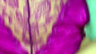 Colombian babe in purple satin lingerie and thong spreads for intense panty fuck play with slow teasing moves.